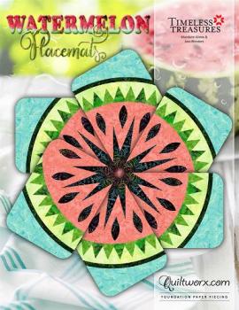 Watermelon Placemats Kit von Judy Niemeyer by Quiltworx